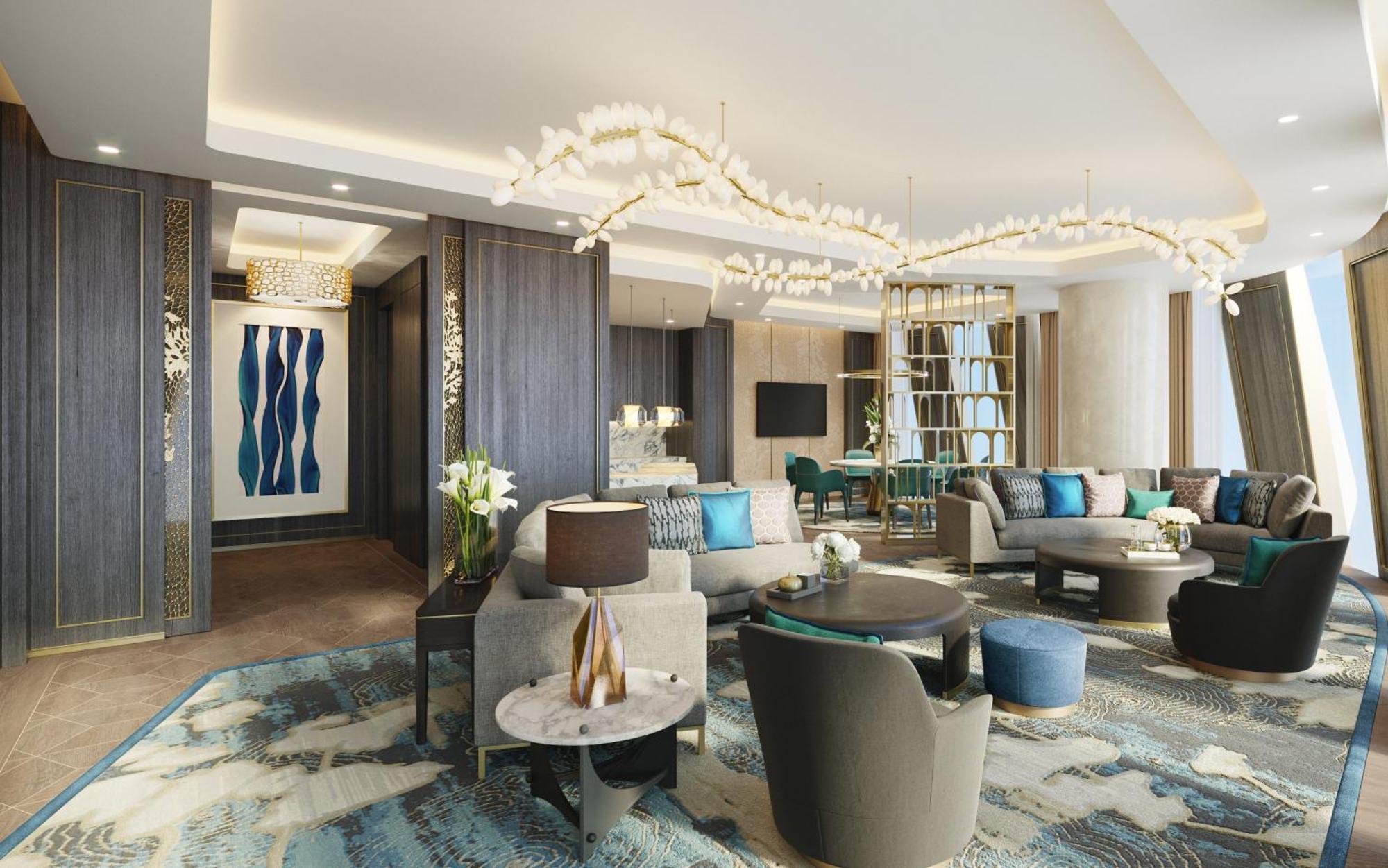 Hotel Mandarin Oriental Downtown, Dubai Exterior foto