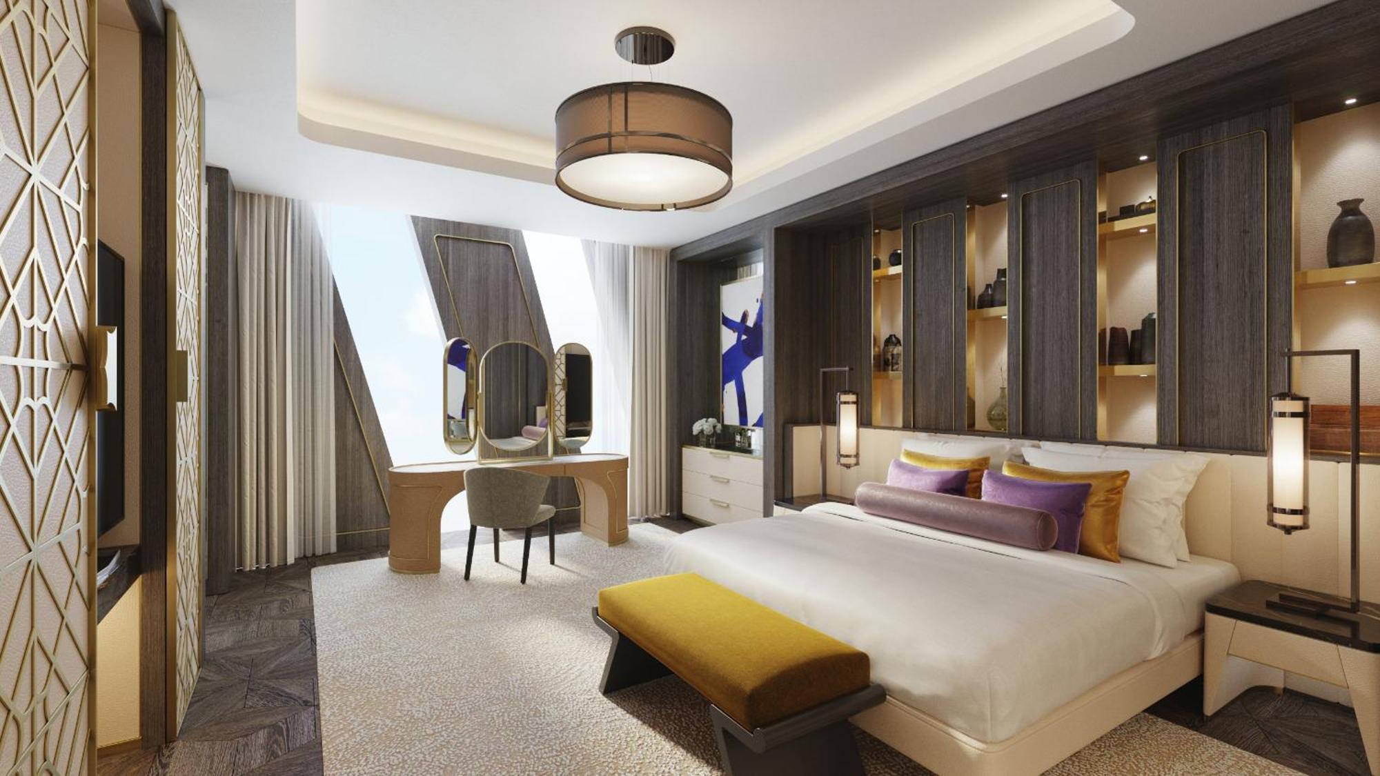 Hotel Mandarin Oriental Downtown, Dubai Exterior foto