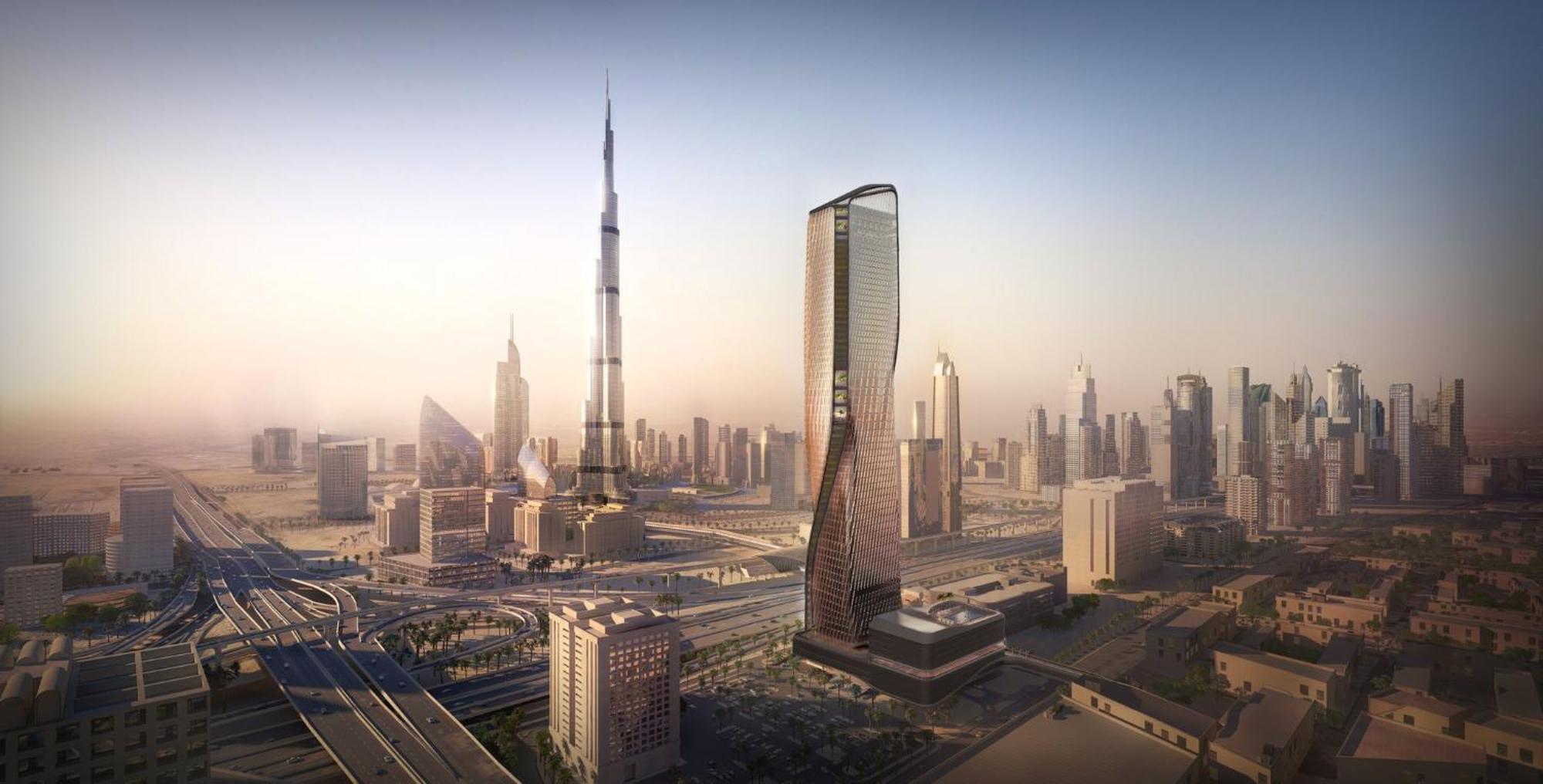 Hotel Mandarin Oriental Downtown, Dubai Exterior foto